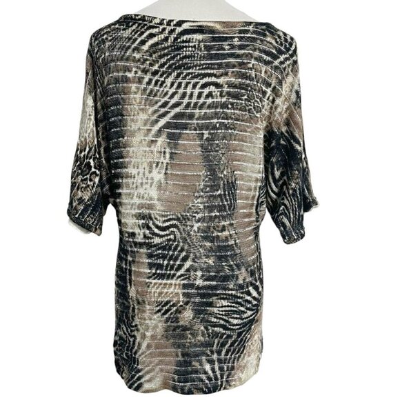 Alberto Makali Medium  Top Blouse Abstract Art To Wear - Picture 3 of 5